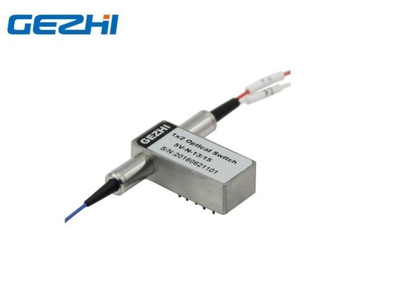 비 섬유 광학 스위치를 걸쇠를 거는 3개의 섬유 1550nm 1x2