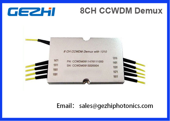 주문 8CH CWDM 먹스 역다중화기 소형 조잡한 파장 분할 다중화기 online manufacture