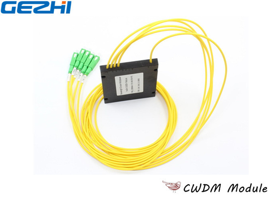 주문 1x4 CWDM 먹스 역다중화기 ABS 유형 1270년 - 라인 모니터링을 위한 1610nm 사고 방식을 노랗게 하세요 online manufacture