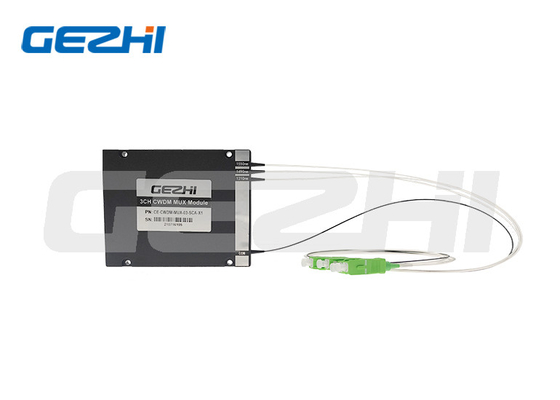 주문 3 채널 CWDM 분배기 모듈 단일 파이버 1470nm 1490nm 1510nm 1530nm online manufacture