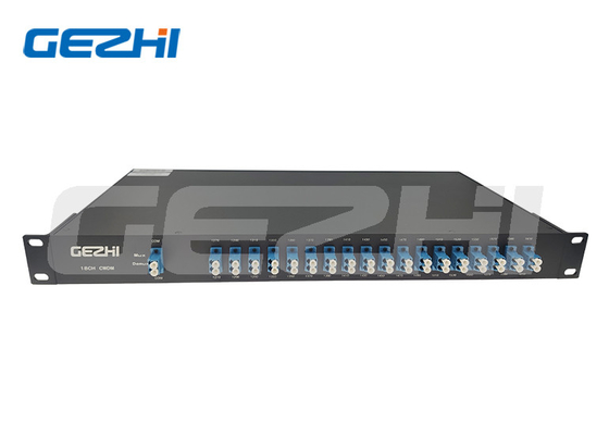 주문 18 채널 CWDM 광학 섬유 멀티플렉서는 19 