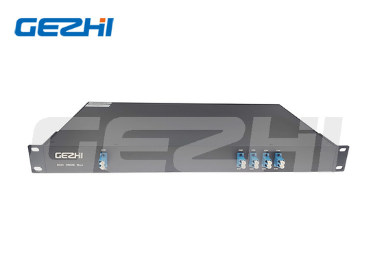 주문 낮은 삽입 손실 8 채널 100Ghz DWDM 먹스 장비 1U 팻치팬레 랙 마운트 유형 필터 멀티플렉서 online manufacture
