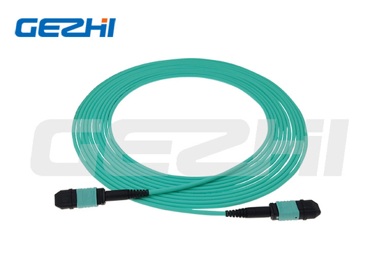 주문 0.5/1/2/3m 또는 주문 제작된 MPO 패치 케이블, MPO 패치 케이블  OM3 고밀도 연결 online manufacture