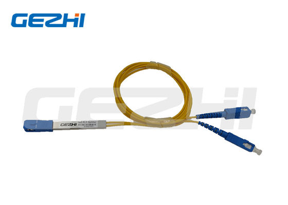 주문 낮은 삽입 손실 1x2 PLC 스플리터 FTTH 네트워크에 대한 철강 파이프 패키지 온라인 제조