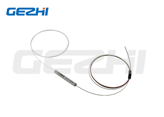 주문 섬유 광학 작은 PLC 분배기 1x4 단일모드 APC UPC 스틸 튜브 online manufacture