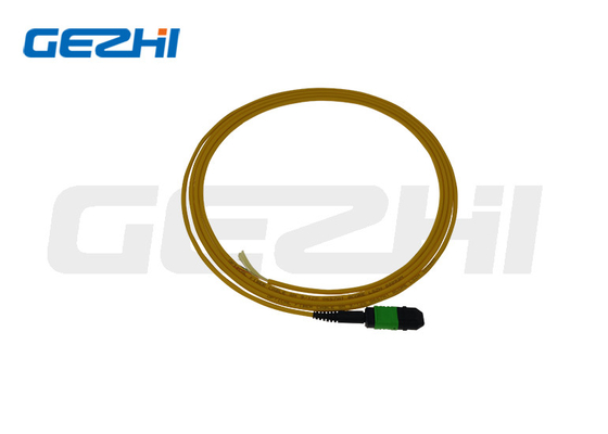 주문 텔레콤을 위한 LC OM3/OM4 8/12/24F MPO / MTP 광 섬유용 패치 코드 PVC / LSZH 재킷 online manufacture