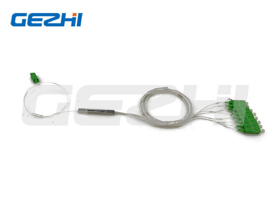 주문 미니 타입 SC APC 1x8 PLC 스플리터 광섬유 수동 부품 FTTH 애플리케이션용 온라인 제조