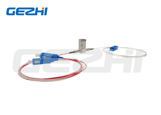 주문 연결기 없는 /와 1X2 기계식 광스위치 1310/ 1550nm SM 5V 비래칭 0.5m online manufacture