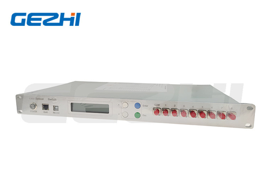 주문 모니터링을 위한 1x8 1x16 섬유 광 스위치  랙 마운트 online manufacture