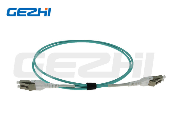 주문 통신/데이터센터 LC OM3 MPO 광섬유 패치 케이블 PVC/LSZH 자켓 online manufacture