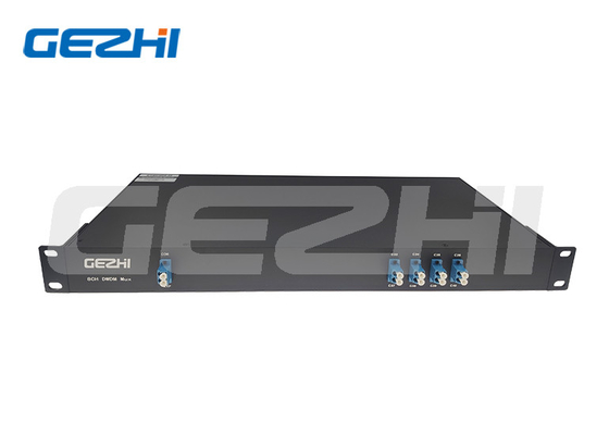 주문 8개 채널 DWDM 먹스 DMUX 1U 랙 마운트 저삽입 손실 online manufacture