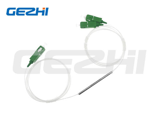 주문 FTTH 1X2 FBT 커플러, 낮은 삽입 손실, 높은 안정성 및 SC/APC 커넥터 온라인 제조
