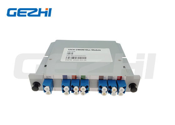주문 고 격리 12 채널 CWDM 모듈, 1270~1610nm 파장 온라인 제조