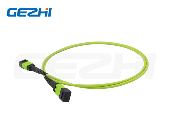 주문 OM5 MPO 패치 케이블 FTTX / 데이터 센터 / 광 시스템 광섬유 패치 케이블 online manufacture