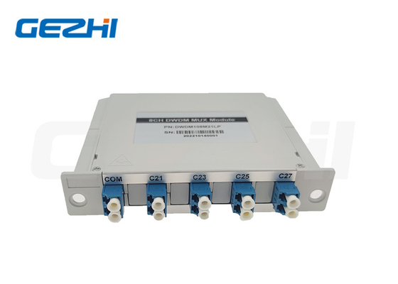 주문 100GHz 8 채널 DWDM 먹스 역다중화기 파장 분할 다중화기 online manufacture