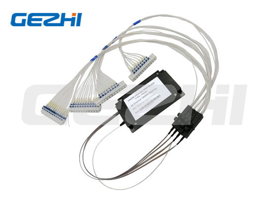 주문 고안정성 네트워크를 위한 플랫 탑 가우시안 필터가 있는 40 채널 100GHz 무열 AAWG DWDM 모듈 온라인 제조