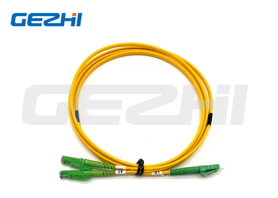 주문 노란 아웃자켓 E2000 패치 캐이블 시리즈 APC 금속 캡 연결기 online manufacture