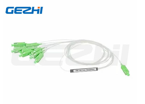 주문 1x8 10.3dB 삽입 손실 SC/APC G657A1 FTTx 네트워크용 스틸 튜브 PLC 스플리터 온라인 제조