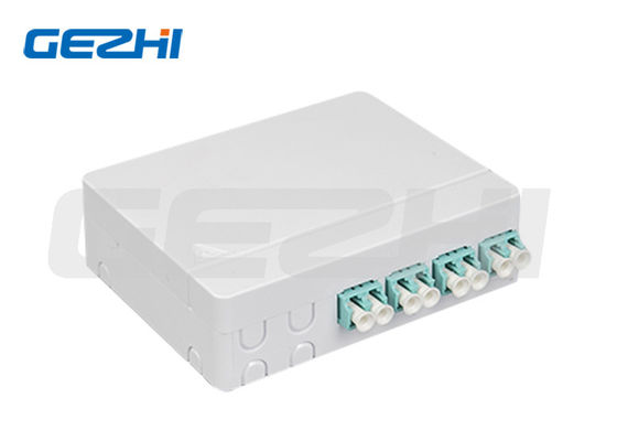 주문 방수 4 코어 FTTH 종료 상자 벽 장착 광섬유 터미널 상자 ABS 재료 온라인 제조