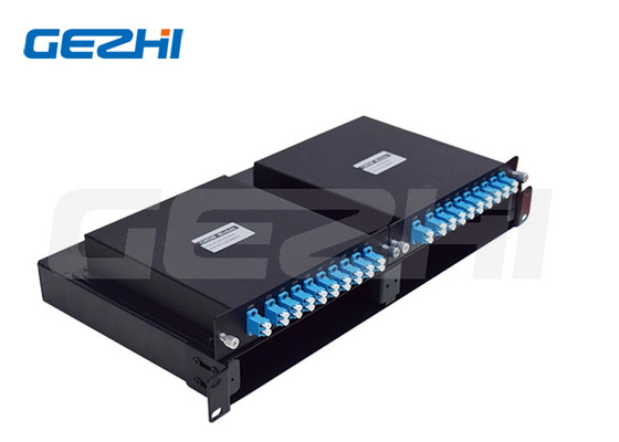 주문 18 채널 Wdm 솔루션 Cwdm Mux 1u 랙 Sc Fc Lc Apc Upc online manufacture