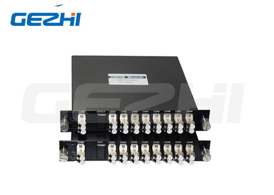 주문 고속 데이터 전송을 위한 8CH DWDM Mux Demux 모듈, 듀얼 파이버 및 LGX 패키지 온라인 제조