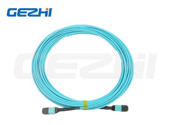 주문 게지 MPO 케이블 12 섬유 B 타입 멀티모드 OM4 섬유 패치 코드 online manufacture