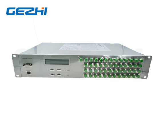 주문 FSW 1x48 광섬유 스위치 19인치 2U 랙마운트 1260~1650nm 싱글 모드 online manufacture