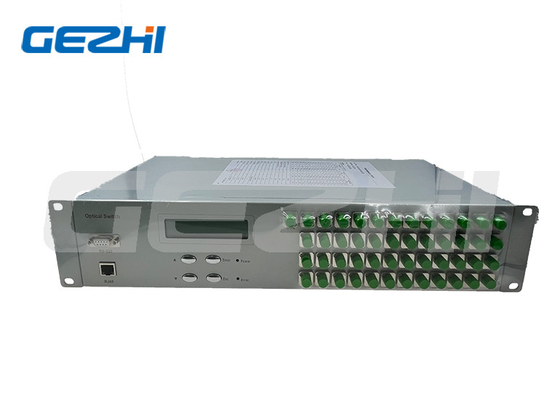 주문 높은 안정성 FSW 1x48 광섬유 스위치 19인치 2U 랙마운트 1260~1650nm 싱글 모드 online manufacture