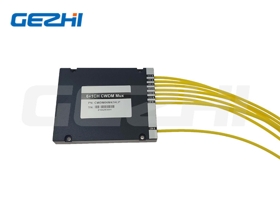 주문 CWDM Wdm 모듈 6+1CH CWDM MUX FTTX ABS 단일 섬유 SC/APC LC/APC 커넥터 online manufacture