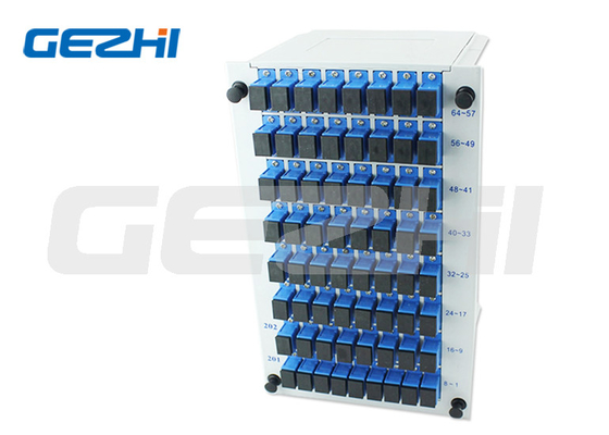 주문 카세트 타입 플라스틱 삽입 모듈 1*64 PLC 스플리터 130*101*206mm online manufacture