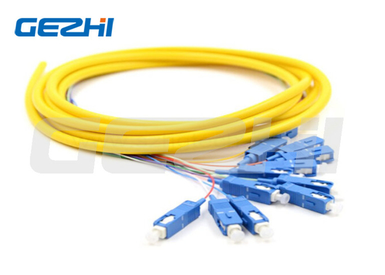 주문 OFNP 재킷 6Cores/12Cores SM SC 광섬유 삐꼬리 배포 케이블 멀티모드 광섬유 케이블 online manufacture