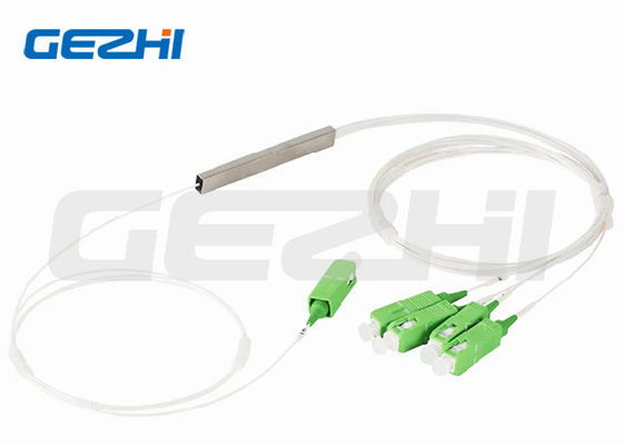 주문 1x4 싱글 모드 광섬유 PLC 스플리터 Fan Out & SC/APC 커넥터 online manufacture