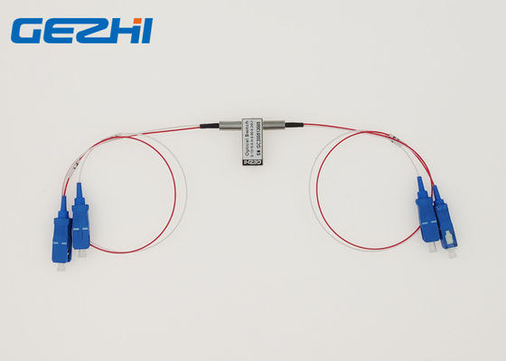 주문 1310nm SM 1개의 미터 SC UPC 2x2B 기계적인 섬유 광학 스위치 online manufacture