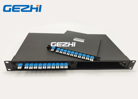 주문 4CH 100Ghz 밀집하는 WDM C21에게 C24 LC PC 어댑터에서 듀얼 파이버 플러그 online manufacture