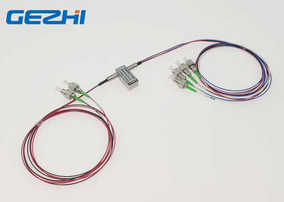 주문 1550nm 1 미터 FC/APC는 스위치 2x4 광섬유 이중으로 합니다 online manufacture