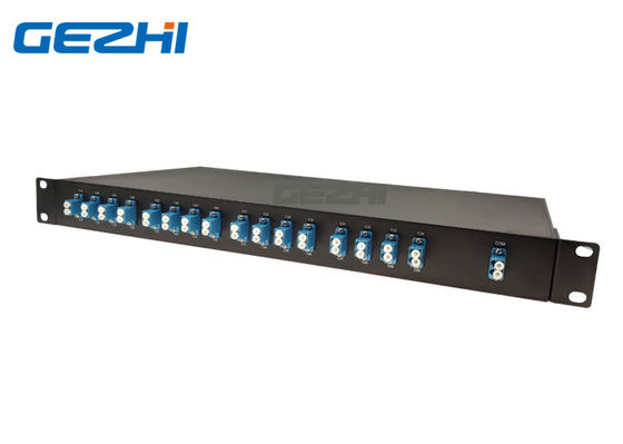 주문 1U 19 인치 선반 산 이중 네트워크 섬유 1x16 DWDM Mux Demux online manufacture
