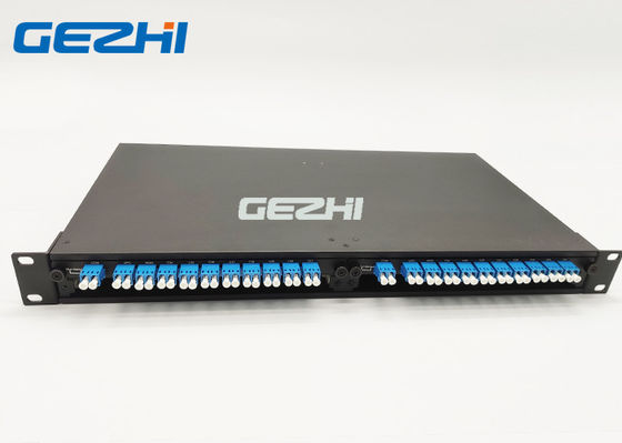 주문 4 구멍 1U 선반 산 100Ghz 8CH DWDM Mux Demux 단위 online manufacture