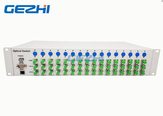 주문 Benchtop 선반은 장비 16 쌍 1x2 광학 스위치 거치했습니다 online manufacture