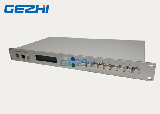 주문 낮은 삽입 손실 선반 1650nm 1X8 광학 스위치 장비 online manufacture