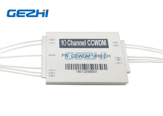 주문 1491nm 파장 1x10 채널 컴팩트 CWDM 모듈 (PON 네트워크용 저 PDL 포함) 온라인 제조