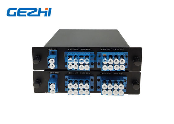 주문 2 섬유는 방법 8 C28 광학적인 DWDM Mux Demux 이중으로 합니다 online manufacture