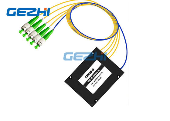 주문 PM 필터 WDM 모듈 FC / APC 연결기를 유지하는 1x4 편광 online manufacture