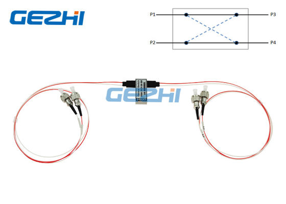 주문 양방향 1310nm 1550nm 광섬유 스위치 전체 2×2 SM FC UPC online manufacture