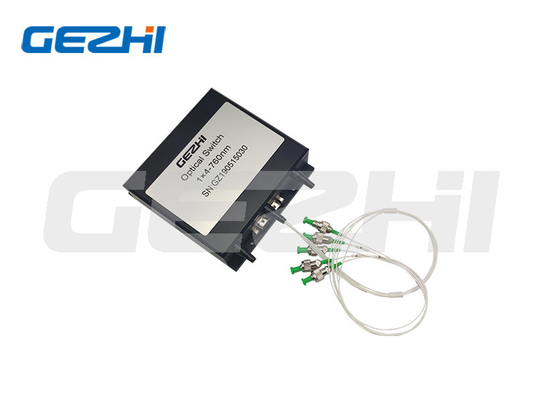 주문 1x4 기계적인 광섬유 스위치 760nm ST FC LC SC 비 래칭 online manufacture
