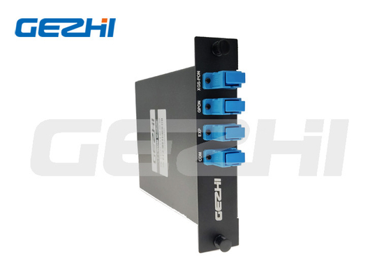 단일 파이버 공존 요소 GPON + XGS-PON 크엑스 WDM LGX 모듈 SC / UPC 어댑터