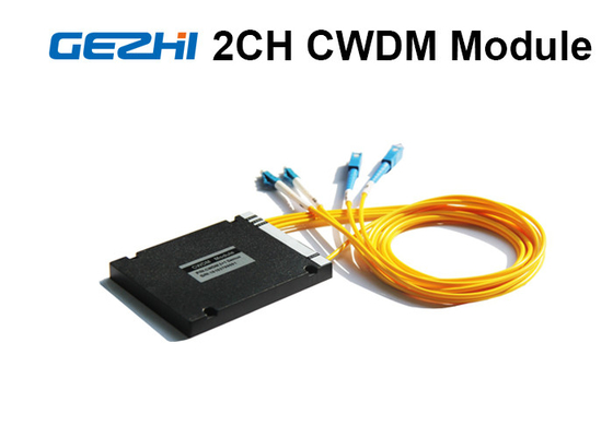 2 채널 액스 네트워크 CWDM 먹스 역다중화기 ABS 파이그테일드 모듈