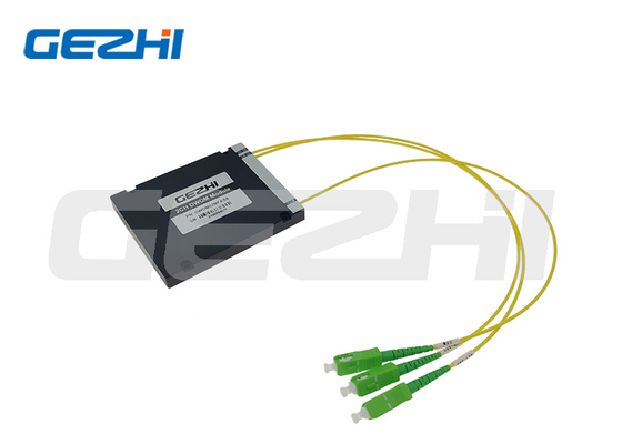 100G=100Ghz 2CH Dwdm Wdm ABS 박스 100x80x10mm 단일 모드 광섬유 솔루션
