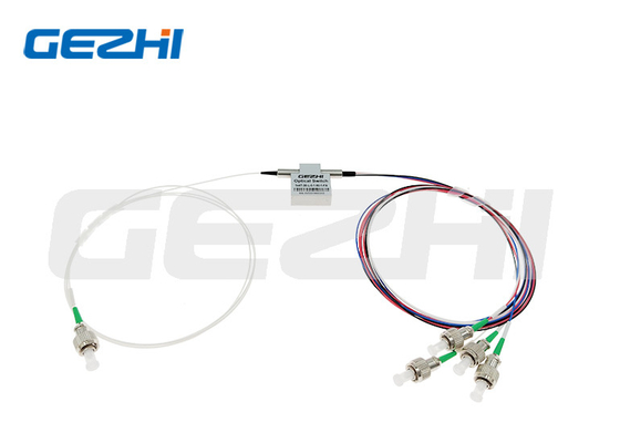 기계적인 수동적인 1x4t 1310nm 섬유 광 스위치