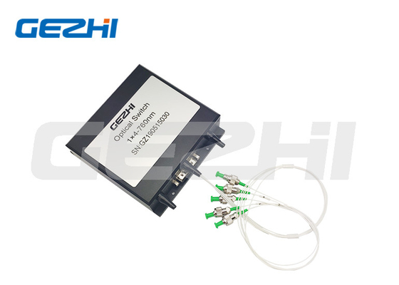 OEM 1x4 섬유 네트워크 스위치 1260-1650nm 파장
