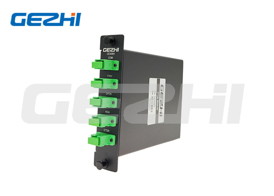 낮은 삽입 손실 필터 WDM GPON 1310/1490 XGS-PON 1270/1577 비디오 1550 OTDR 1625nm WDM filtro wdm1r 모듈